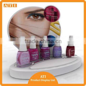 Hongkong Supplier crystal clear multifuctional acrylic nail polish display stand with cheap price