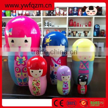 Wooden diy toy nesting doll nesting doll gift and craft