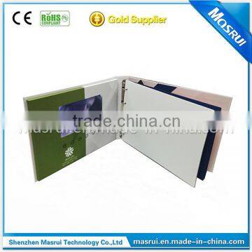 China Supplier Customized Printing 1.8" - 10" LCD Screen Video Brouchure / Photo Book Video Card With 2 GB Momery photo-3