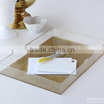 clear acrylic serving tray