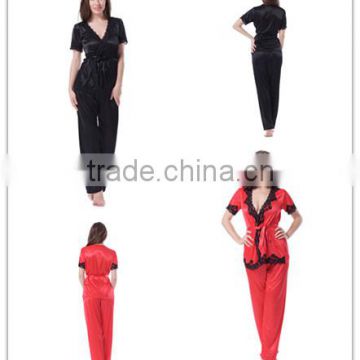 China factory price No MOQ sleepwear woman pajamas