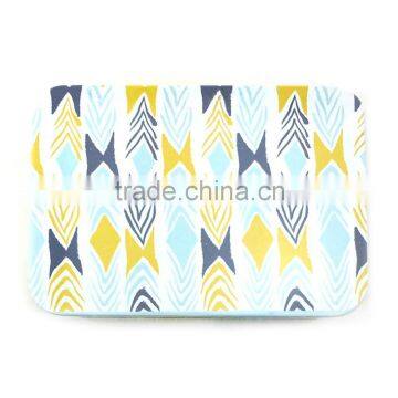 Custom order tin box empty stackable small book tin box
