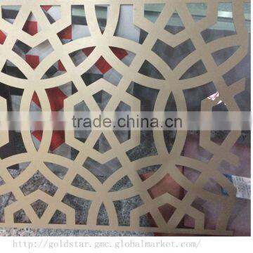 laser cut metal screens carving design aluminum composite panel decorative wall panel