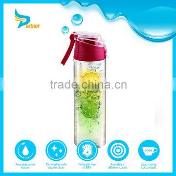 700ML-800ML Flesh Fruit Infuser Water Bottle Sports Health Lemon Juice Make Bottle Cycling Camping Cup