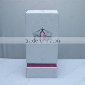 OEM custom design accept glass reed diffuser bottle with luxury white packing box
