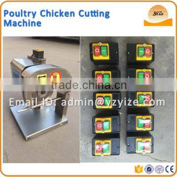 Poultry dividing cutting machine/ Splitting saw for chicken and duck/ Fish head cutting machine