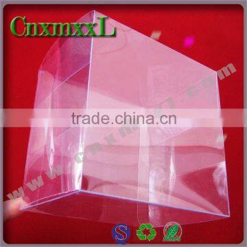 new design PET clear foldable plastic box made in China