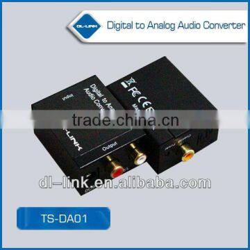 Optical Coaxial Digital to Analog Audio Converter Provides Electromagnetic-noise-free Transmission