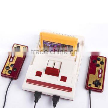 FC Red White Family tv Game machine Consoles Classic Famicom with game cartridge