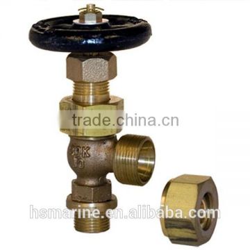 Marine Bronze Angle Globe Valve