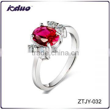 Latest Fashion Lady Micro-inclosed Colored Zircon Ring Wholesale ZTJY-032