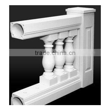 outside white sandstone handrail balustrade