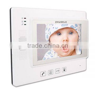 New Video DoorPhone 1 IN 1 Intercom System 7 Inch Screen Monitor Unlocking Hands-Free Intercommunication Night Vision Camera photo-5