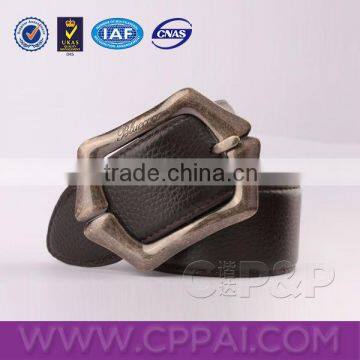 Causal black jean belt for men