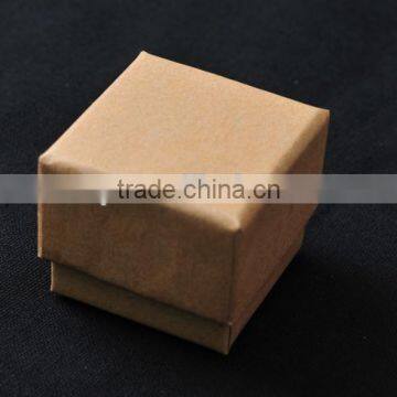 Best quality kraft paper jewelry ring box for selling