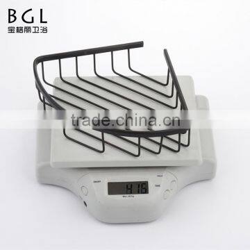 Eco-friendly Style Wall Mounted Bathroom Accessories ORB and PVC Plating Brass Corner Basket for Bathroom Storage photo-5