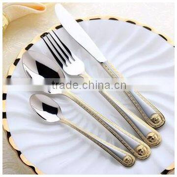 89pcs Stainless Steel Gold Plated Cutlery for Turkey Iran Market photo-5