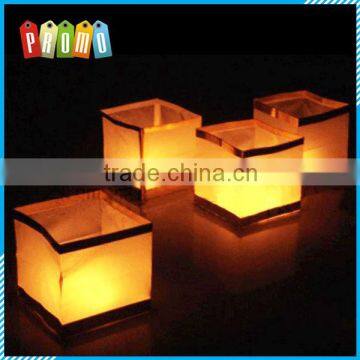 Wholesale wishing light square paper lantern, Floating Water Light