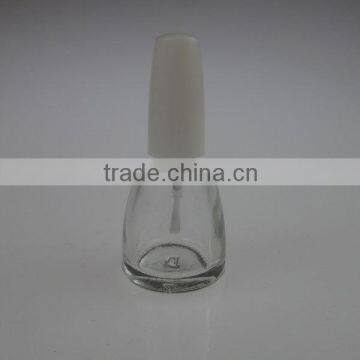 13ml transparent glass nail polish bottle