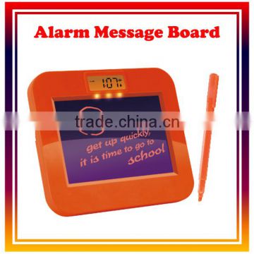 Alarm Message Board LED Digital Clock With Fluorescent Pen