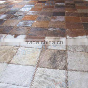 Genuine Cowhide Patchwork Carpet photo-2