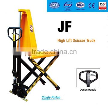 manual high lift pallet truckJF Series 1.0 ton manual high lift pallet truck JF-680 (Single piston)