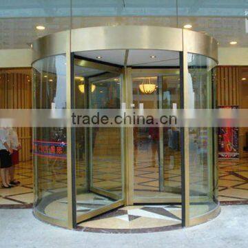 automatic revolving door