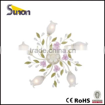 SX1057-5 Jiangmen Factory Price Hot Sale Iron Flower Ceiling Lighting/Living Room Ceiling Lamp/Decorative Lighting