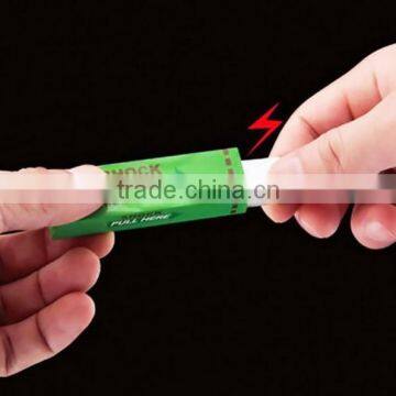 Safety Funny Shocking Toy Chewing Gum Gadget Electric Shock Joke Prank Trick Gag/Custom Novelty Electric Plastic Toys Supplier