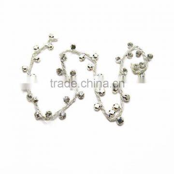 Shoe Jewelry Chains Compact Rhinestone Chain