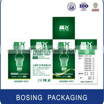 LED Light Paper Packaging Box With Sponge Insert