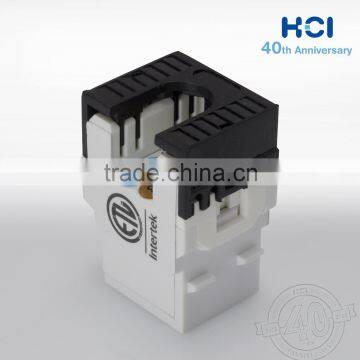 Network Solution RJ45 Super Cat6 UL 180 Degree Unshielded UTP Modular Keystone Jack photo-4