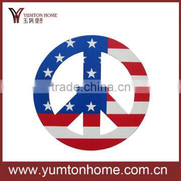 National American decorative metal flags/ stars for home decor