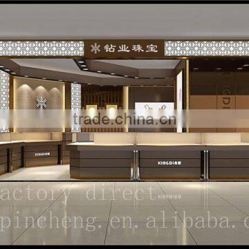 Wholesale Jewelry Store Interior Design Idea Used Glass Display Showcase Kiosk for Shopping Mall photo-4