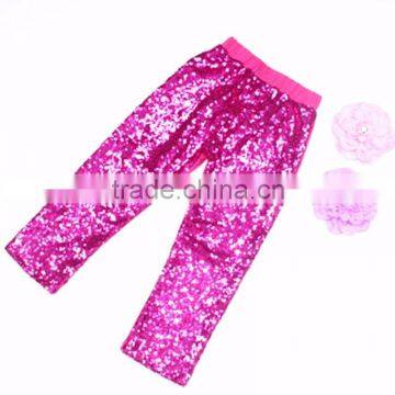 Autumn Kids Children Leggings Toddler's Tight Trousers Gold Sequined Pants Baby Long Pants photo-3