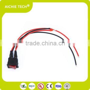 Switch Lead Wire Power Switch assemble with UL1007 Wire Harness