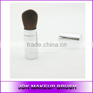 Silver Kabuki Brush with Lid/Silver Retractable Kabuki Brush with Low Price