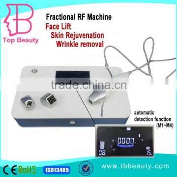 5MHz automatic detection function handheld fractional rf Skin Tightening machine