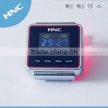 2014 new invention product Diabetes portable equipment Hot selling LLLT Hypertension Therapy Instrument Laser watch