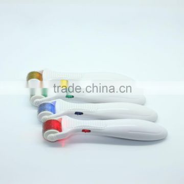 HOT Vibrating derma roller Wholesale -Photon LED Derma roller / skin roller / micro needle roller Fast Shipping