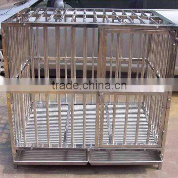Galvanized Wire Dog Kennels /Tube Dog Crate/Pet Cages/Kennels photo-5