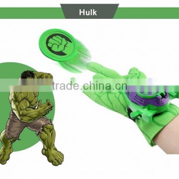 2017 new design superhero launchers gloves happy kid toy