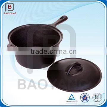 China Manufacturer Round Low Porcelain Cast Iron Pot Rice Cooker photo-2