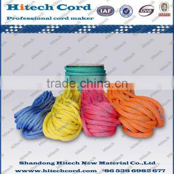 Colorful braided rope,double braid nylon rope anchor line for marine