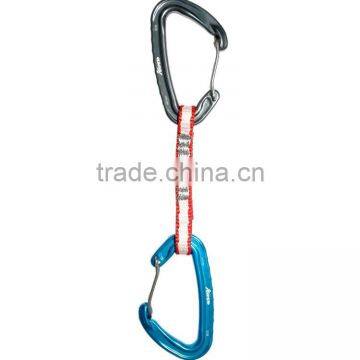 CE EN 12275 Aluminum Wire Carabiner Quickdraw Quicklink for Rock Climbing/ Rescue Safety photo-3