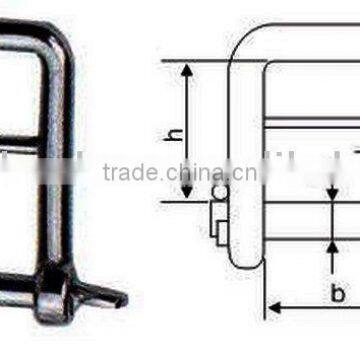 Stainless steel square shackle(Marine hardware)