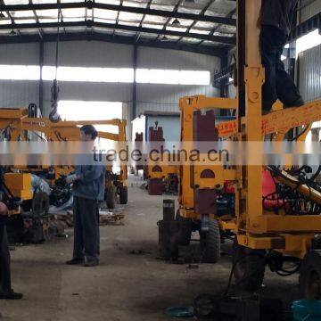 Hydraulic Pile Driver Machine for Expressway Guardrail photo-4