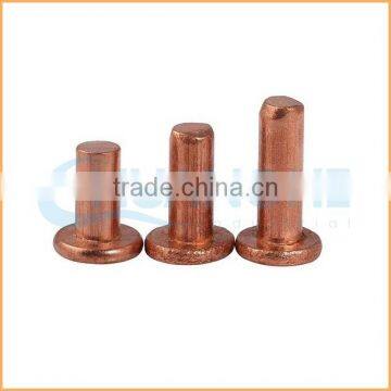 Factory supply best price copper solid rivets