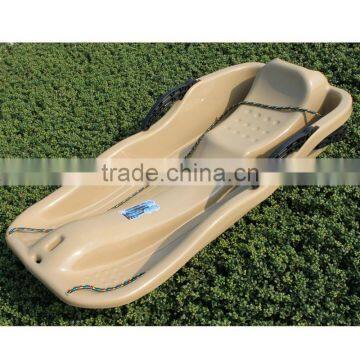 Plastic Snow Glider Toboggan Snow Sledge With Brake and Rope photo-2