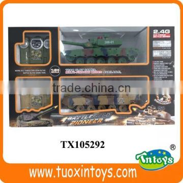 24G mini metal tank model toy, radio remote control tank